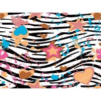 ОКСФОРД 420D.FLAT.PVC DESIGN Зебра 