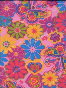 ОКСФОРД 420D.FLAT.PVC DESIGN Букет 